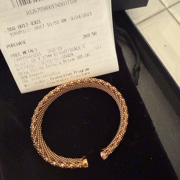 Macy’s precious metals Mesh Bracelet - Picture 5 of 6